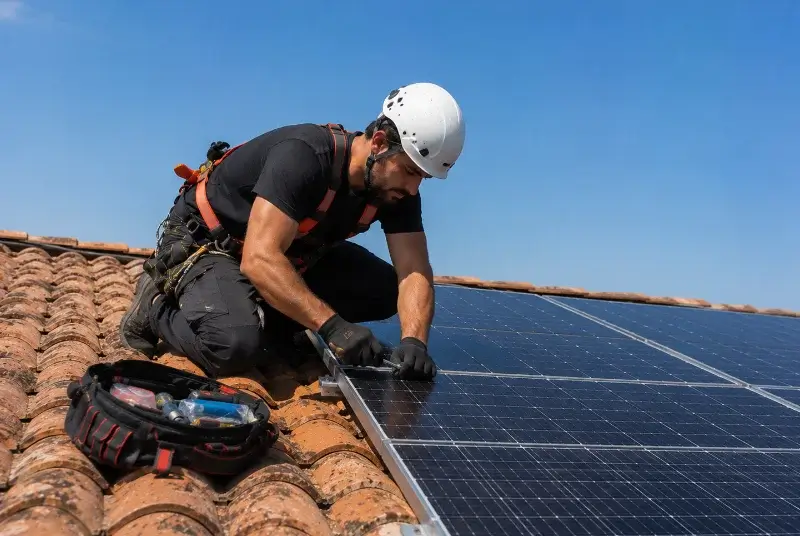 Maintenance et monitoring de panneaux solaires à Saint-Aubin-de-Médoc