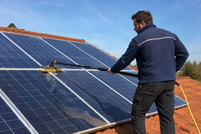 Nettoyage et entretien de panneaux solaires à Saint-Aubin-de-Médoc